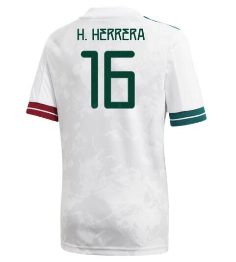 2020 Mexico Away Kit Soccer Jersey #16 Hector Herrera